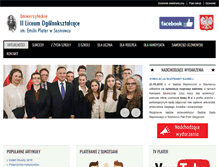 Tablet Screenshot of plater.edu.pl